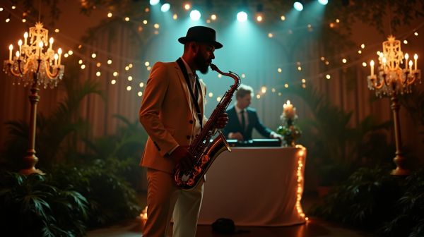 Ajoutez une touche unique à votre mariage avec un saxophoniste et DJ